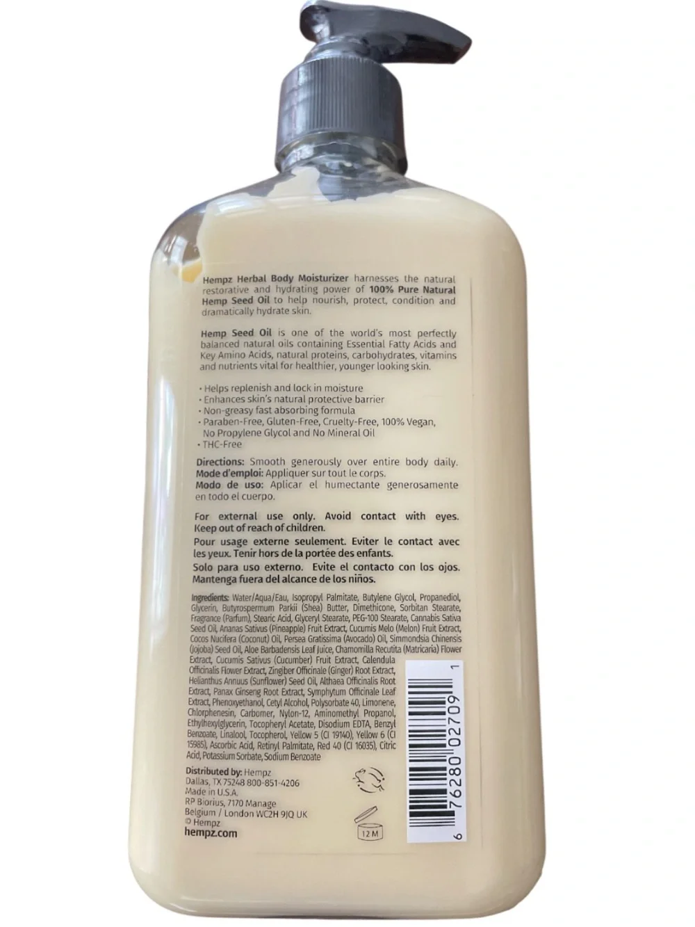 Hempz Sweet Pineapple & Honey Melon Herbal Body Moisturizer.